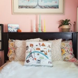 Pottery Barn Bedding Paris Map Landmark Pillow Poshmark